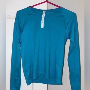 lululemon long sleeve swiftly tech turquoise